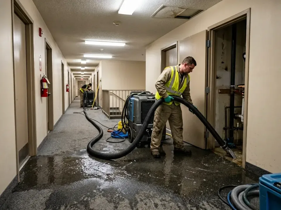 multi-unit-apartment-hallway-f-005 — frequently asked questions, Emergency Burst Pipe Water Extraction & Removal in Temple C…
